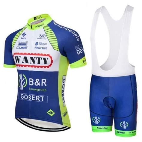 Maillot Cyclisme Homme Manches Courtes Tenue de Vélo Jersey Pro