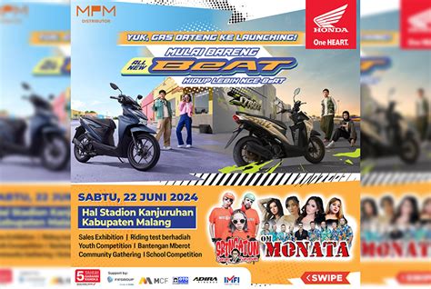 All New Honda Beat Launching Di Malang Bakal Ada Hiburan Dan Tetsride