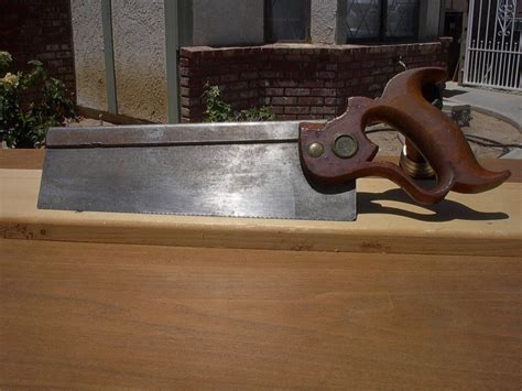 Antique Henry Disston Sons Backsaw Tenon Saw Ebay