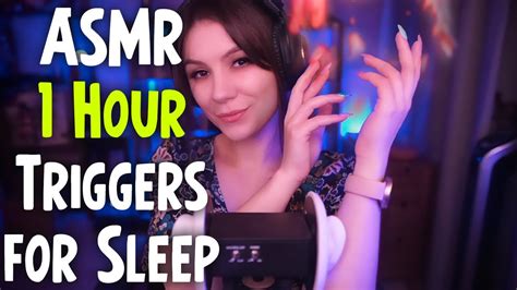 Asmr 1 Hour Triggers For Sleep 💎 Hand Sounds Ear Massage Wood