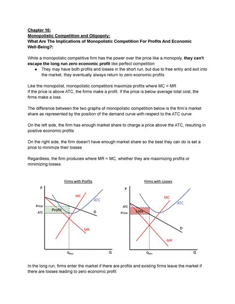 Microeconomics Chapter Monopolistic Competition And Oligopoly Part