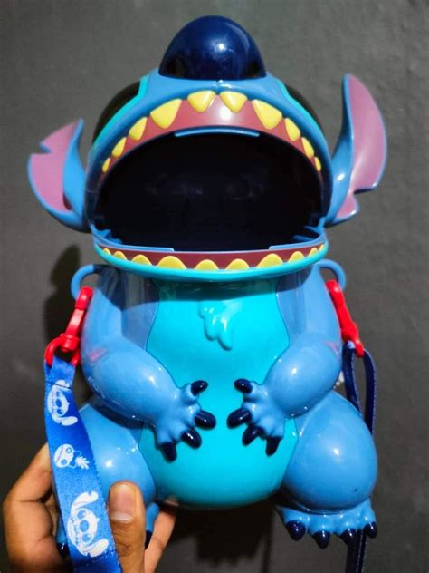 Disney Popcorn Bucket: Stitch, Hobbies & Toys, Toys & Games on Carousell