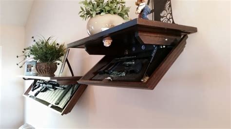 Hidden Gun Cabinet Shelf Woodworking Projects And Plans