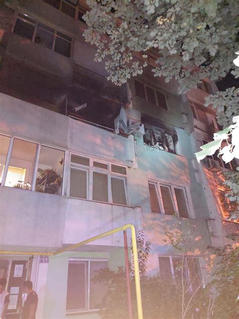 Incendiu într un bloc din Craiova 18 persoane au fost evacuate