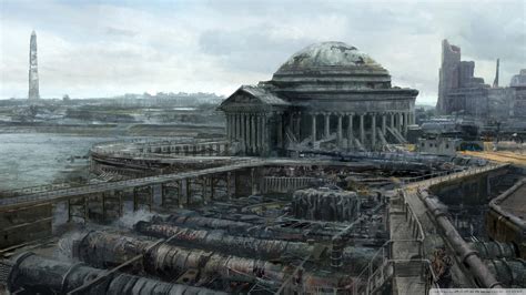 Fallout 3 concept art for the Jefferson Memorial [1920x1080] : GeekPorn