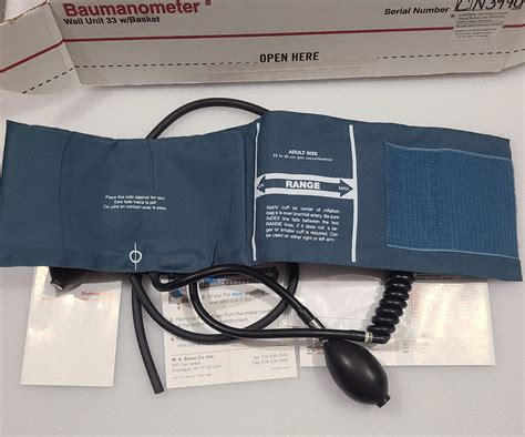 Baumanometer Blood Pressure Monitoring Wall Unit 33