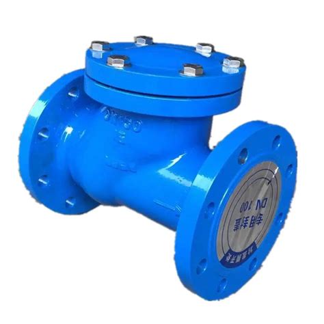 DN250 Rubber Roller Ball Float Non Return Check Valves For Sewage Pump