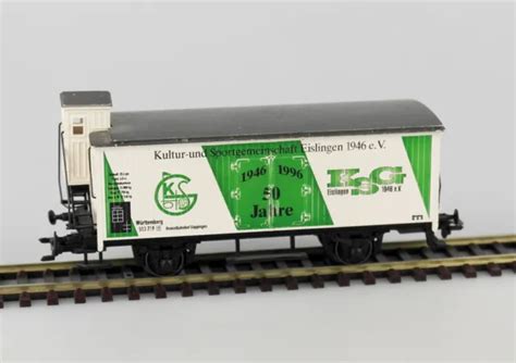 MÄRKLIN SPUR H0 4680 gedeckter Güterwagen m Bhs SoMo 50 Jahre KSG