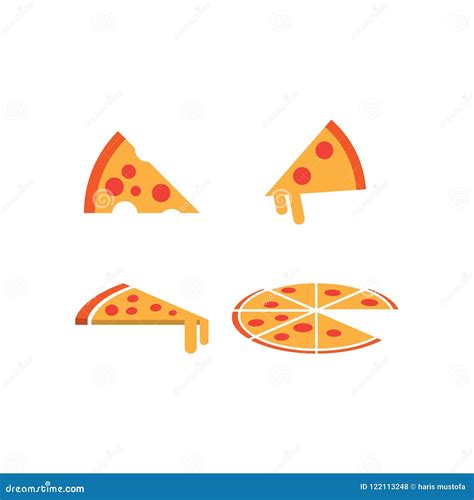 Pizza Graphic Design Template Stock Vector Illustration Of Service