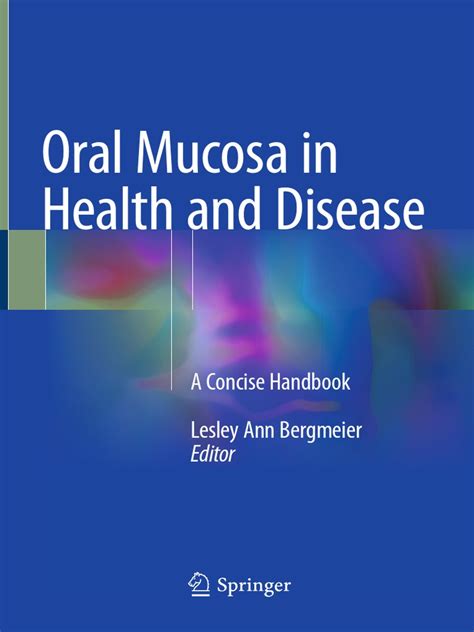 Lesley Ann Bergmeier Eds Oral Mucosa In Health And Disease A