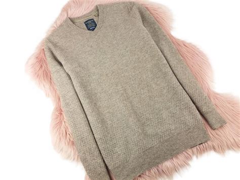 We Na We Niany Gruby Sweterek Damski Be Owy Nude Pikowany S Oficjalne