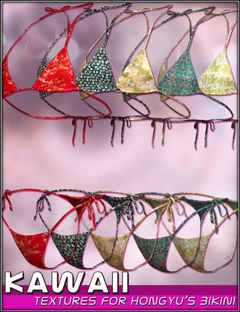 Kawaii Textures For Hongyu S Bikini Daz D