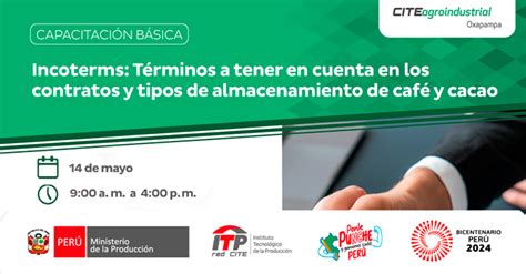 Capacitación online Incoterms Términos a tener en cuenta en los