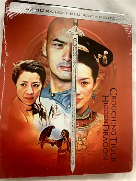 CROUCHING TIGER HIDDEN Dragon 4K Ultra HD Blu Ray Steelbook USA Import