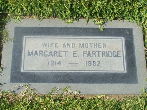 Margaret E Partridge 1914 1982 Mémorial Find A Grave