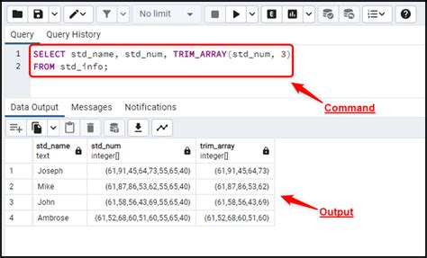 How To Use Trim Array Function In Postgresql Commandprompt Inc