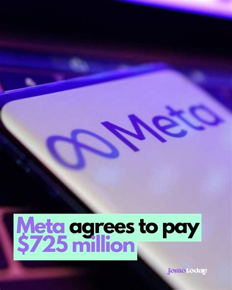 Meta Agrees To Pay 725 Million To Settle Cambridge Analytical Data