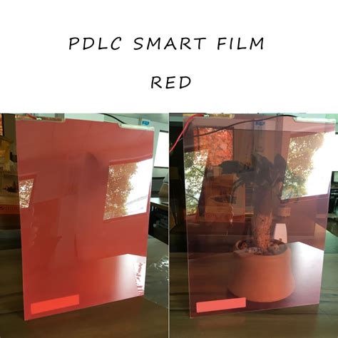 Hohofilm Red Sample Smart Film Mmx Mm Electric Self Adhesive Home