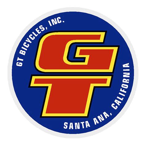 Gt Santa Ana New Font Blue Coin Decal Old School Bmx