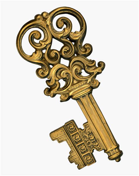 Key Clipart Magic Key - Vintage Key Png , Free Transparent Clipart ...