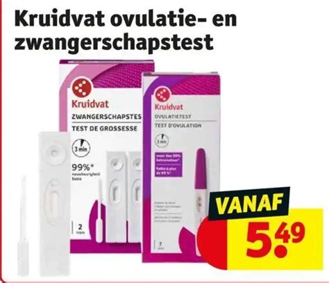 Kruidvat Ovulatie En Zwangerschapstest Promotie Bij Kruidvat