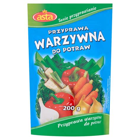 Nadir Przyprawa warzywna do potraw 200 g kalorie kJ i wartości