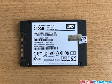 Review SSD Western Digital Green 240GB - TipsMake.com