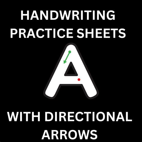98 Free Printable Handwriting Practice Sheets With Directional Arrows