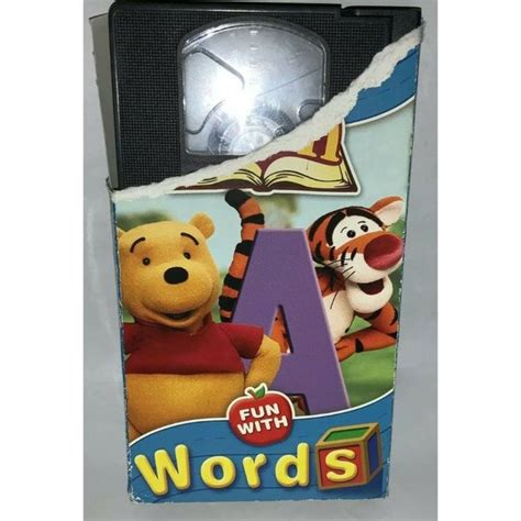 Media Vhs Book Of Pooh Fun With Words Hundred Acre Wood Honey Poshmark