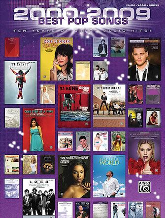 2000-2009 Best Pop Songs (Sheet Music) Piano/Vocal/Guitar Songbook ...