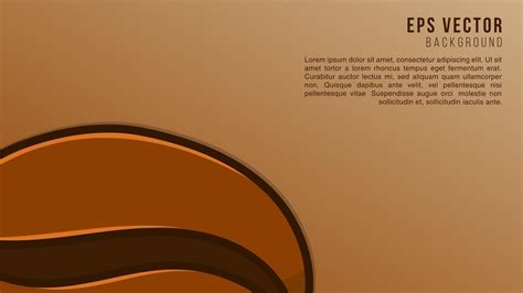 Coffee brown background vector illustration 3442522 Vector Art at Vecteezy