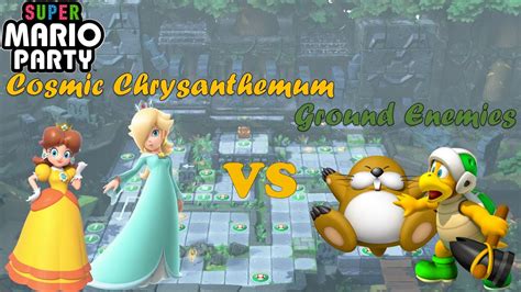 Super Mario Party Daisy Rosalina Vs Hammer Bro Monty Mole