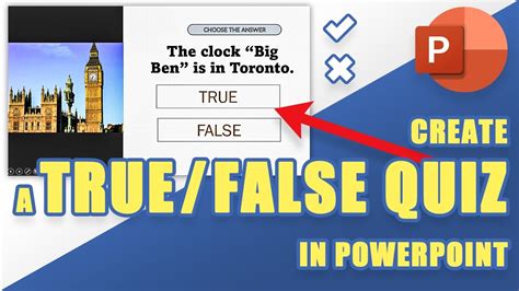 Tutorial How To Create An Interactive Truefalse Quiz In Powerpoint