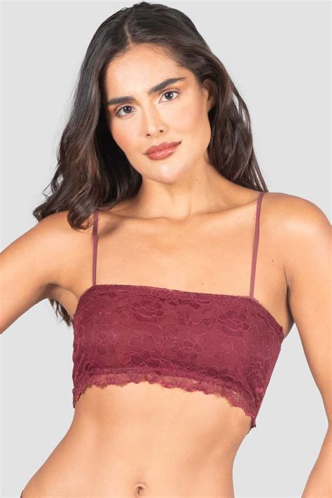 Cropped Lingerie De Renda Vinho Ref P04 2 D Kaisan