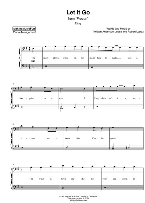 Free Free Printable Sheet Music For Let It Go Download Free Free Printable Sheet Music For Let