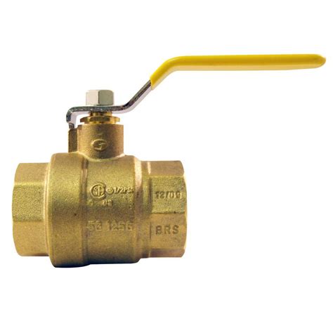 Apollo 1 1 4 In Brass Fnpt X Fnpt Full Port Ball Valve 94a10601 The