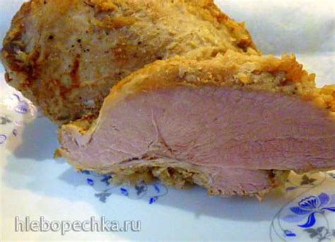 Свиная лопатка, запеченная в пакете в духовке в луковом маринаде ...