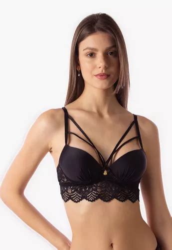 Suti Simony Lingerie Plus Size De Tiras Na Frente Microfibr