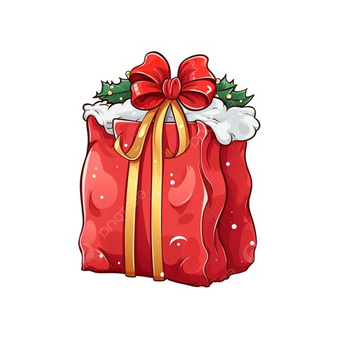 Christmas Cartoons Clip Art Christmas Bag Vector Illustration Cartoon