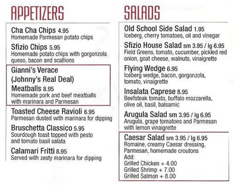 Sfizio Menu, Menu for Sfizio, Coppell, Coppell - Urbanspoon/Zomato