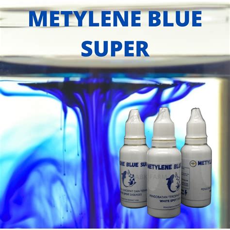 Jual Obat Biru Ikan Methylene Blue Super Quality Blitz Icht Pengobatan