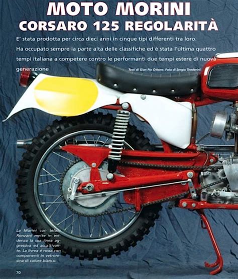 Moto Morini Corsaro Regolarita Moto Epoca Anni 60