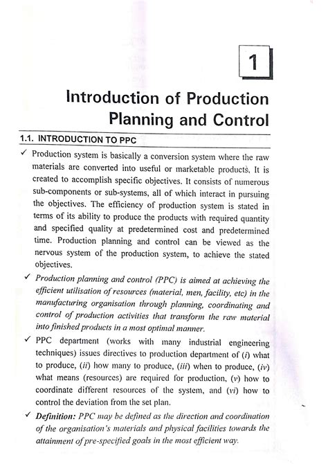 Solution Introduction Of Production Planning And Control Studypool