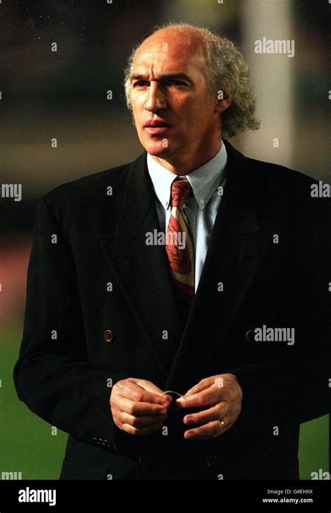 Argentian Soccer Carlos Bianchi Coach Velez Sarsfield Stock Photo