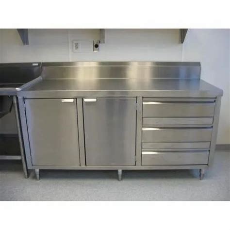 Stainless Steel Kitchen Cabinet At Rs Square Feet Metal Kitchen