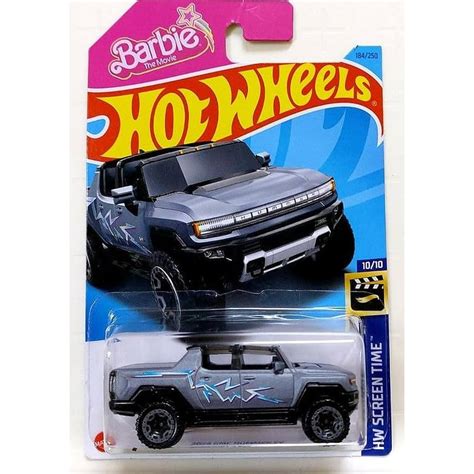 Hot Wheels Gmc Hummer Ev Barbie The Movie Hw Screen Time Hkh Shopee Brasil
