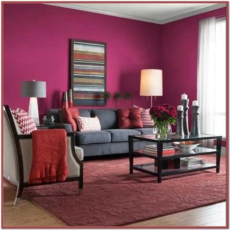 Magenta Living Room Decor Living Room Wall Color Room Wall Colors