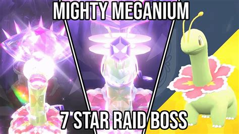 Mighty Meganium Tera Raid Battle Event Star Raid Boss Pokemon