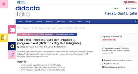 EFT Per DIDACTA 2023 Scuola Futura Ufficio Scolastico Regionale Per