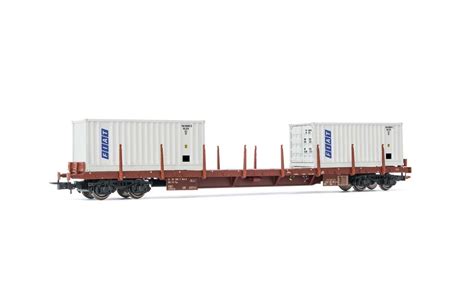 Modellismo Rivarossi Consegna Il Carro Pianale Tipo Rgs Con Container